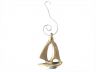 Solid Brass Sailboat Christmas Ornament 4 - 1