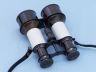 Commanders Oil-Rubbed Bronze-White Leather Binoculars with Leather case 6 - 2