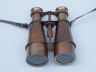 Captains Antique Copper Binoculars with Leather Case 6 - 6