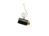 Solid Brass with Leather Spyglass Christmas Ornament 5 - 1