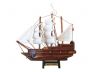 Wooden Mayflower Model Ship Christmas Tree Ornament - 1