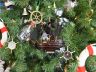 Wooden Caribbean Pirate Ship Model Christmas Tree Ornament - 2