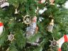 Flying Cloud Model Ship in a Glass Bottle Christmas Tree Ornament - 1