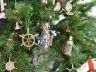 USS Constitution Model Ship in a Glass Bottle Christmas Tree Ornament - 1