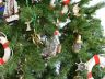 Santa Maria Model Ship in a Glass Bottle Christmas Tree Ornament - 1