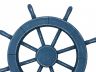 Rustic All Light Blue Decorative Ship Wheel 18 - 7
