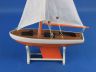 Wooden It Floats 12 - Orange Floating Sailboat Model  - 8