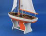 Wooden Decorative Sailboat Model 12 - Orange Model Boat - 9