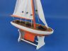 Wooden It Floats 12 - Orange Floating Sailboat Model  - 11