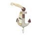Wooden Rustic Decorative Red and White Anchor with Hook 7 - 2