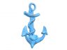 Rustic Light Blue Cast Iron Anchor Hook 8 - 2