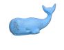 Rustic Light Blue Cast Iron Whale Paperweight 5 - 2