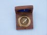Antique Brass Desk Compass with Rosewood Box 3 - 2