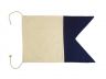 Set of 26 - Decorative Cloth Nautical Alphabet Flags 20  - 25