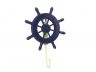Dark Blue Decorative Ship Wheel with Hook 8 - 5