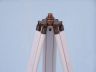 Floor Standing Antique Copper With White Leather Galileo Telescope 65 - 14