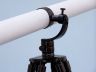 Floor Standing Oil-Rubbed Bronze-White Leather With Black Stand Galileo Telescope 65 - 5