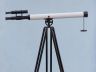 Floor Standing Oil-Rubbed Bronze-White Leather With Black Stand Griffith Astro Telescope 65 - 6