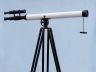 Floor Standing Oil-Rubbed Bronze-White Leather With Black Stand Griffith Astro Telescope 65 - 4