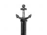 Antique Silver Cast Iron Anchor Paper Towel Holder 16 - 2