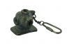 Antique Bronze Cast Iron Diver Helmet Key Chain 5 - 2
