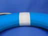 Vibrant Light Blue Decorative Lifering with White Bands 20 - 4