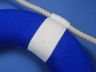 Vibrant Blue Decorative Lifering with White Bands 20 - 6