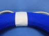 Vibrant Blue Decorative Lifering with White Bands 20 - 8