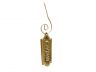 Solid Brass Captains Sign Christmas Ornament 4 - 1