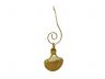 Solid Brass Seashell Christmas Ornament 4 - 1