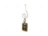 Solid Brass Pulley Christmas Ornament 4 - 1