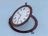 Antique Copper Decorative Ship Porthole Clock 24 - 5