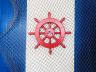 Red Decorative Ship Wheel With Anchor 12 - 1