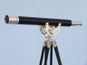 Floor Standing Brushed Nickel With Leather Anchormaster Telescope 50 - 3