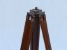 Floor Standing Antique Copper with Leather Griffith Astro Telescope 65 - 9