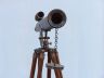 Floor Standing Antique Copper with Leather Griffith Astro Telescope 65 - 5