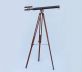Floor Standing Bronzed With Leather Griffith Astro Telescope 65 - 9