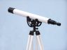 Floor Standing Oil-Rubbed Bronze-White Leather Anchormaster Telescope 50 - 4