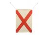 Letter V Cloth Nautical Alphabet Flag Decoration 20 - 3