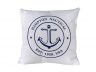 Decorative White Hampton Nautical with Anchor Throw Pillow 16 - 1