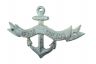 Antique Bronze Cast Iron Gone Sailing Anchor Sign 8 - 2
