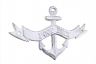 Whitewashed Cast Iron Poop Deck Anchor Sign 8 - 1