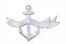 Whitewashed Cast Iron Poop Deck Anchor Sign 8 - 2