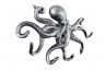 Antique Silver Cast Iron Octopus Hook 11 - 2