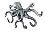 Antique Silver Cast Iron Octopus Hook 11 - 1