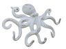 Rustic Whitewashed Cast Iron Octopus Hook 11 - 2