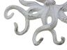 Rustic Whitewashed Cast Iron Octopus Hook 11 - 4