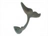 Antique Bronze Cast Iron Decorative Whale Tail Hook 5 - 1