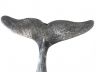 Antique Silver Cast Iron Decorative Whale Tail Hook 5 - 2