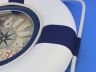 Classic White Decorative Lifering Clock with Blue Bands 18 - 4